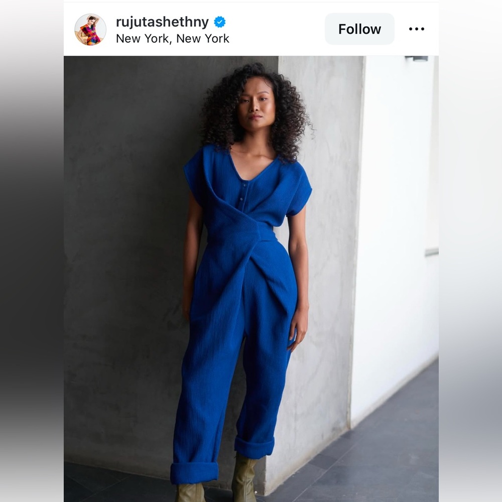 Rujuta Sheth Venus Wrap Jumper | Arctic
